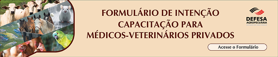 Formulário de Intenção - Capacitação para Médicos Veterinários Privados